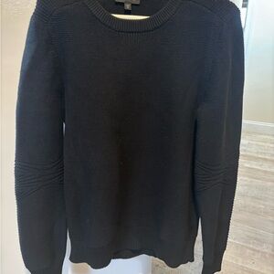 Express Men's Classic Black Crewneck Sweater